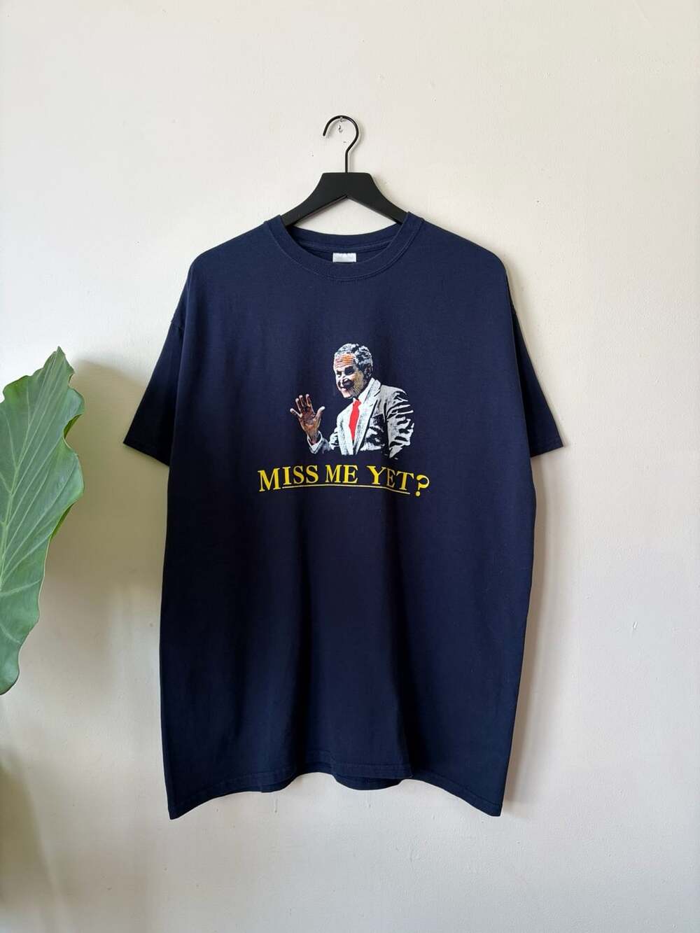 Gildan Miss Me Yet George W Bush T-Shirt Size XL Navy